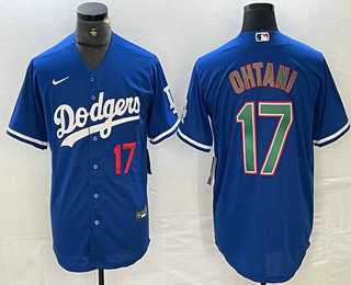 Men's Los Angeles Dodgers #17 Shohei Ohtani Number Blue Green Stitched Cool Base Nike Jersey,We sell and wholesale Men's Los Angeles Dodgers #17 Shohei Ohtani Number Blue Green Stitched Cool Base Nike Jersey on line form chian!